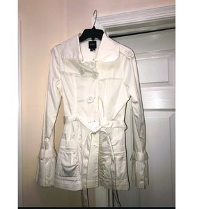 XOXO Belted Trench Coat